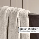 Arabesque - Maxi Plaid/Couvre-Lit - Dessin : Arabesque Taupe