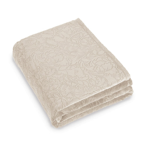 Arabesque - Maxi Plaid/Couvre-Lit - Dessin : Arabesque Taupe