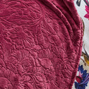 Arabesque - Maxi Plaid/Couvre-Lit - Dessin : Arabesque Bordeaux
