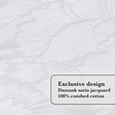 Arabesque - Set De 4 Serviettes Arabesque Blanc