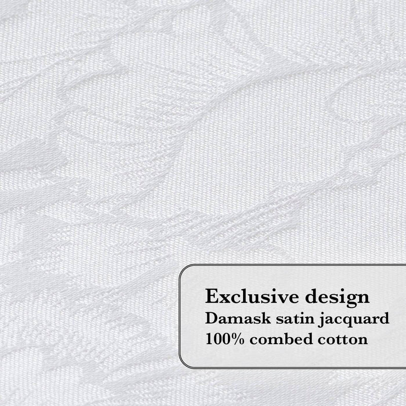 Arabesque - Set De 4 Serviettes Arabesque Blanc