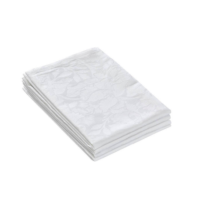 Arabesque - Set De 4 Serviettes Arabesque Blanc