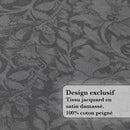 Arabesque - Set De 4 Serviettes Arabesque Gris Foncé