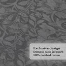 Arabesque - Set De 4 Serviettes Arabesque Gris Foncé