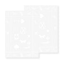 Amulette - Set De 2 Torchons - Amulette Amulette Blanc