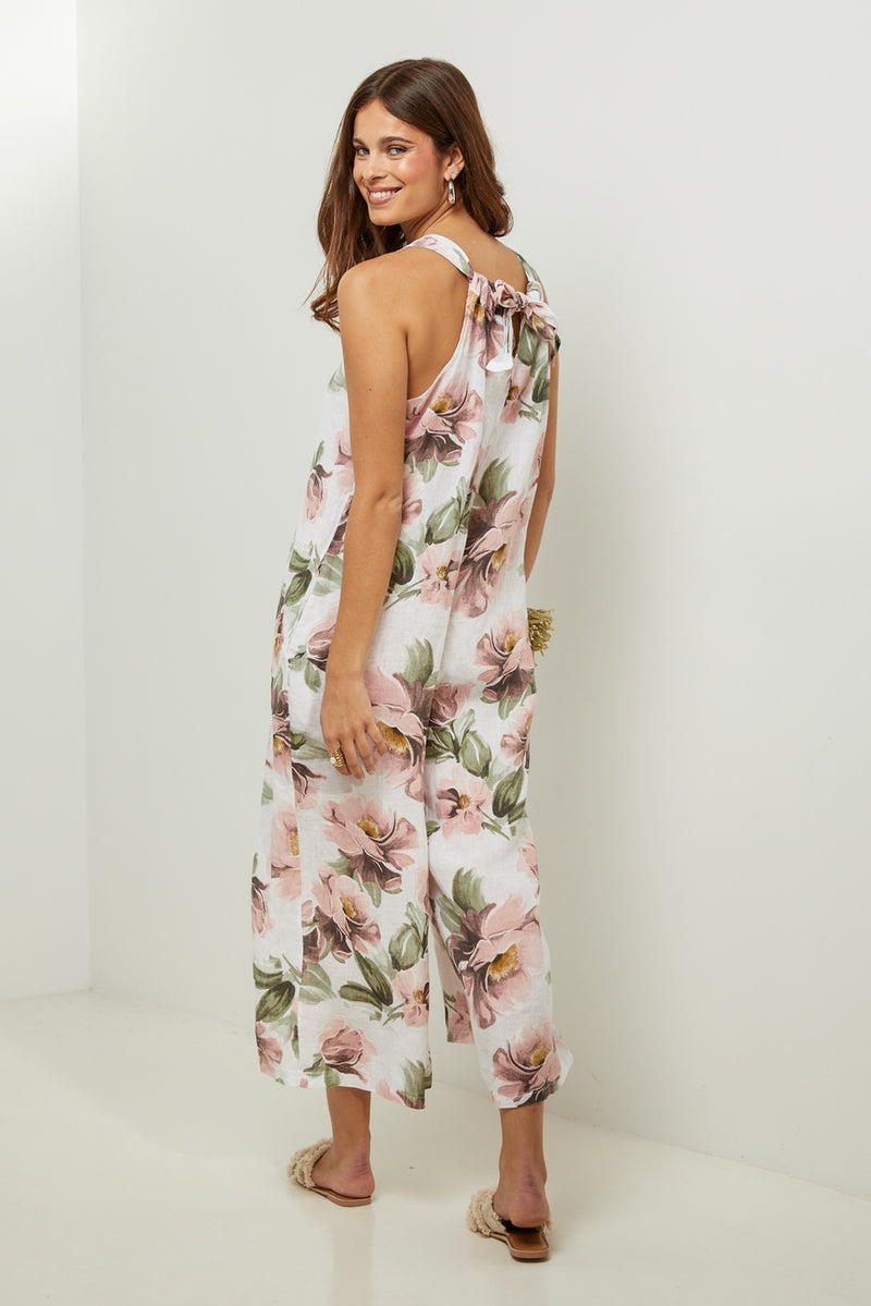 Autour Du Lin - Combinaison - Blanc - Femme