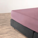Exotique Flower - Drap-Housse Satin De Coton Uni Rose