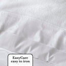 Jacquard - Taie De Traversin Satin De Coton Tissé Jacquard Arles Blanc
