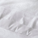 Jacquard - Taie De Traversin Satin De Coton Tissé Jacquard Arles Blanc
