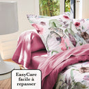 Exotique - Set De 2 Taies D'Oreiller Satin De Coton Exotique Framboise