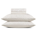 Arabesque - Ensemble De Draps Satin De Coton Arabesque Taupe
