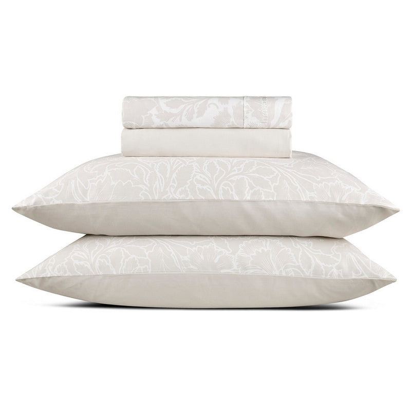 Arabesque - Ensemble De Draps Satin De Coton Arabesque Taupe