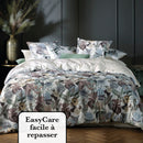 Garden - Taie De Traversin Satin De Coton Garden Micro Taupe