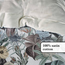 Garden - Taie De Traversin Satin De Coton Garden Micro Taupe