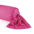 Garden - Taie De Traversin Satin De Coton Garden Micro Fuchsia