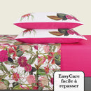 Garden - Ensemble De Draps Satin De Coton Garden Fuchsia