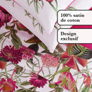 Garden - Ensemble De Draps Satin De Coton Garden Fuchsia