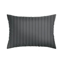 Arles - Set De 2 Taies D'Oreiller Satin De Coton Arles Gris Foncé