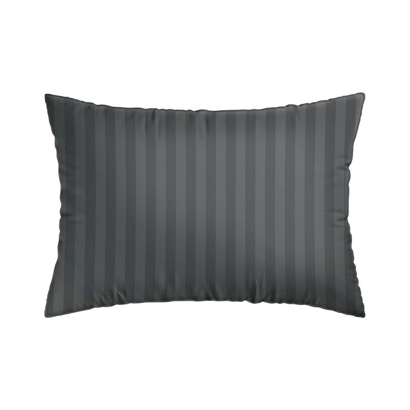 Arles - Set De 2 Taies D'Oreiller Satin De Coton Arles Gris Foncé