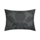 Arles - Set De 2 Taies D'Oreiller Satin De Coton Arles Gris Foncé