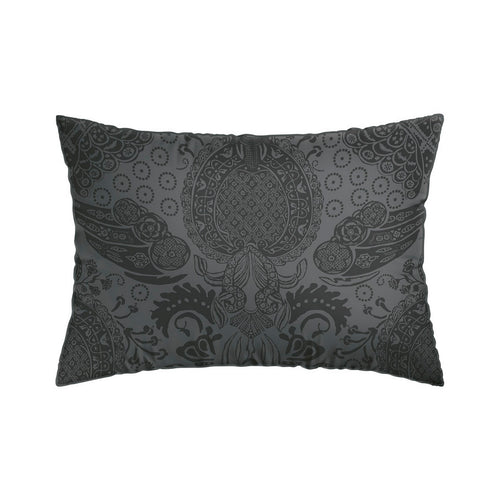 Arles - Set De 2 Taies D'Oreiller Satin De Coton Arles Gris Foncé