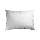 Jacquard - Set De 2 Taies D'Oreiller Satin De Coton Rayure Tissé Jacquard Blanc