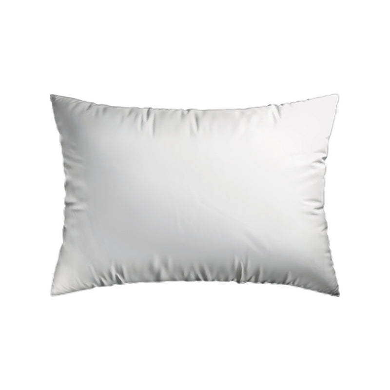 Jacquard - Set De 2 Taies D'Oreiller Satin De Coton Rayure Tissé Jacquard Blanc