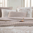 Arles - Taie D'Oreiller Satin De Coton Arles Taupe