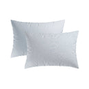 Jardin D'Hiver - Taie D'Oreiller Satin De Coton Jardin D'Hiver Gris Perle