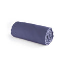Jardin Tropical - Drap-Housse Satin De Coton Uni Bleu