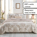 Arles - Taie De Traversin Satin De Coton Arles Taupe