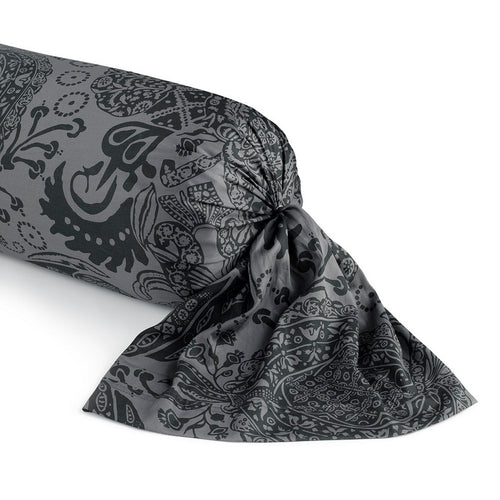Arles - Taie De Traversin Satin De Coton Arles Gris Foncé