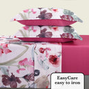 Exotique - Ensemble De Draps Satin De Coton Exotique Framboise