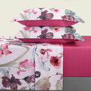 Exotique - Ensemble De Draps Satin De Coton Exotique Framboise