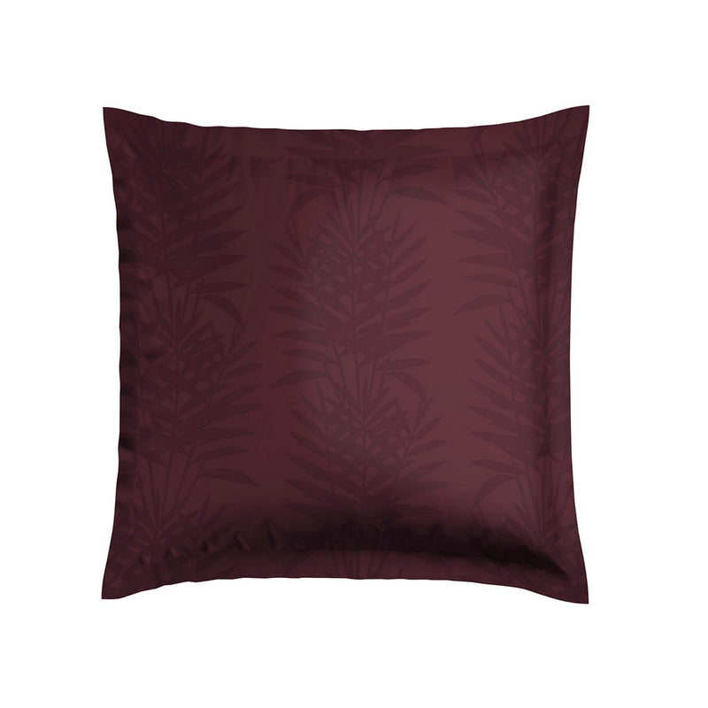 Tanzanie - Set De 2 Taies D'Oreiller Satin De Coton Tanzanie Prune