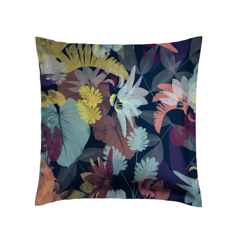 Tanzanie - Set De 2 Taies D'Oreiller Satin De Coton Tanzanie Prune