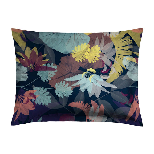Tanzanie - Set De 2 Taies D'Oreiller Satin De Coton Tanzanie Prune
