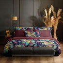 Areca - Taie De Traversin Satin De Coton Areca Prune