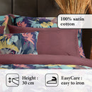 Areca - Drap-Housse Satin De Coton Areca Prune