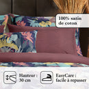 Areca - Drap-Housse Satin De Coton Areca Prune