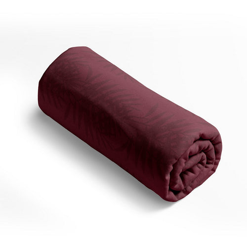 Areca - Drap-Housse Satin De Coton Areca Prune