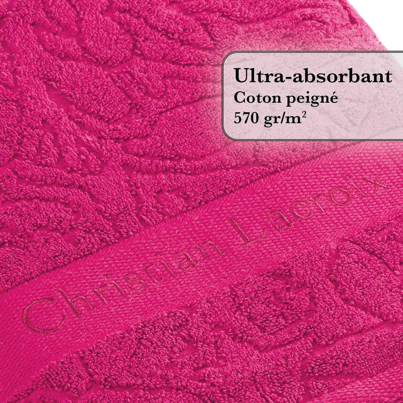 Maxi Drap De Bain - Fuchsia