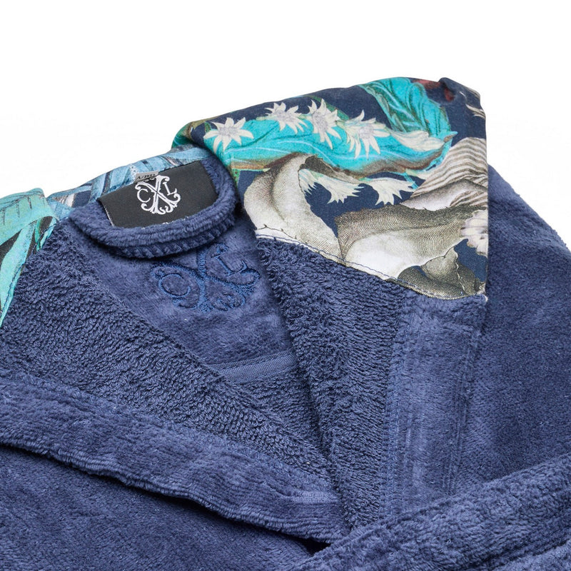 Zanzibar - Peignoir Avec Capuche Zanzibar Bleu Foncé