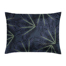 Hirondelles - Set De 2 Taies D'Oreiller Satin De Coton Hirondelles Bleu
