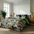 Miami - Set De 2 Taies D'Oreiller Satin De Coton Miami Bleu Foncé