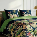 Miami - Set De 2 Taies D'Oreiller Satin De Coton Miami Bleu Foncé