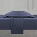 Uni 1 Baratta - Drap Plat Satin De Coton Uni 1 Baratta Bleu 06