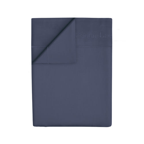 Uni 1 Baratta - Drap Plat Satin De Coton Uni 1 Baratta Bleu 06
