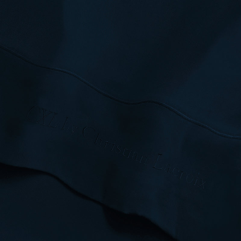 Uni 1 Baratta - Drap Plat Satin De Coton Uni 1 Baratta Bleu 11