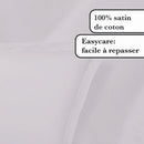 Uni 1 Baratta - Taie D'Oreiller Satin De Coton Uni 1 Baratta Gris 01